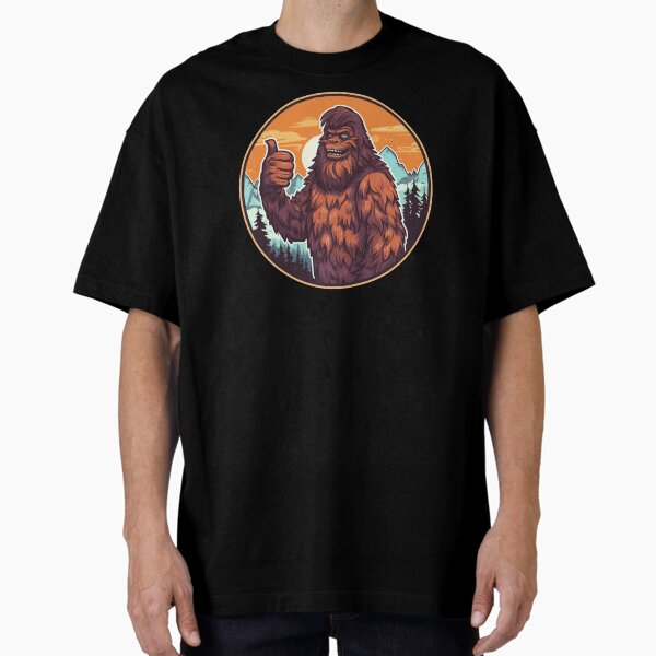 Thumbs Up Bigfoot  Oversized T-Shirt for Sale by joysdesigns