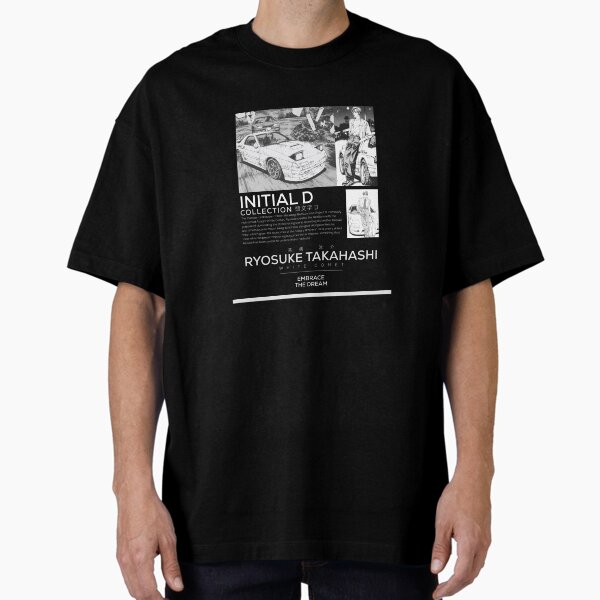 Ryosuke Takahashi Street wear apparel merch Initial D Oversized T-Shirt for Sale by TheSlipstream