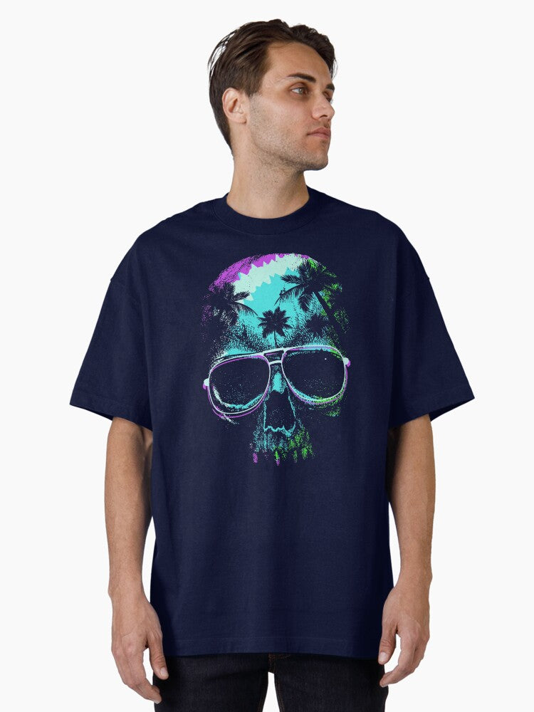 Vacation Skull Life Oversized Shirt T Shirt US Market