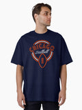 Neon Sign City Football Oversized T Shirt T Shirt Cute Design