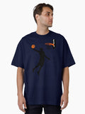 Basketball Player Oversized T-shirt | Premium Basketball Jersey | Fan Edition Apparel