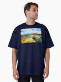 Mounts Bay And Marizion From St s Mount Cornwall Oversized T Shirt T Shirt Generic Icon Style