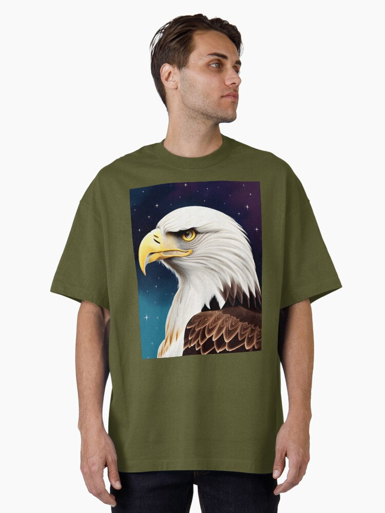 Majestic bald eagle Oversized Shirt T Shirt Premium Quality