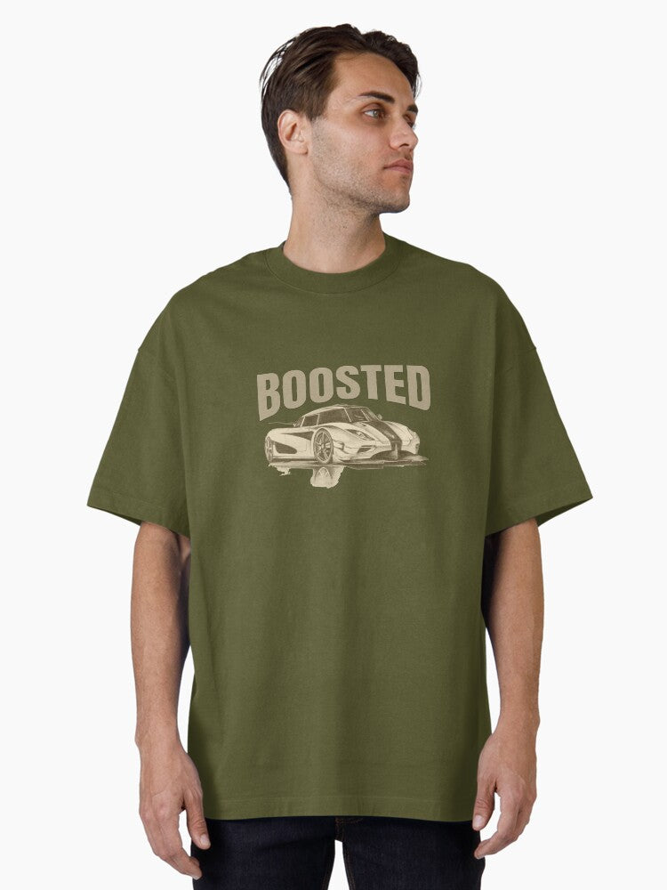 BOOSTED V Oversized T Shirt T Shirt Viral TikTok Limited Drop Feel