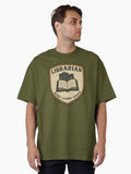 Librarian Read Learn Grow Design Oversized T Shirt T Shirt Viral US Style Daily Comfort