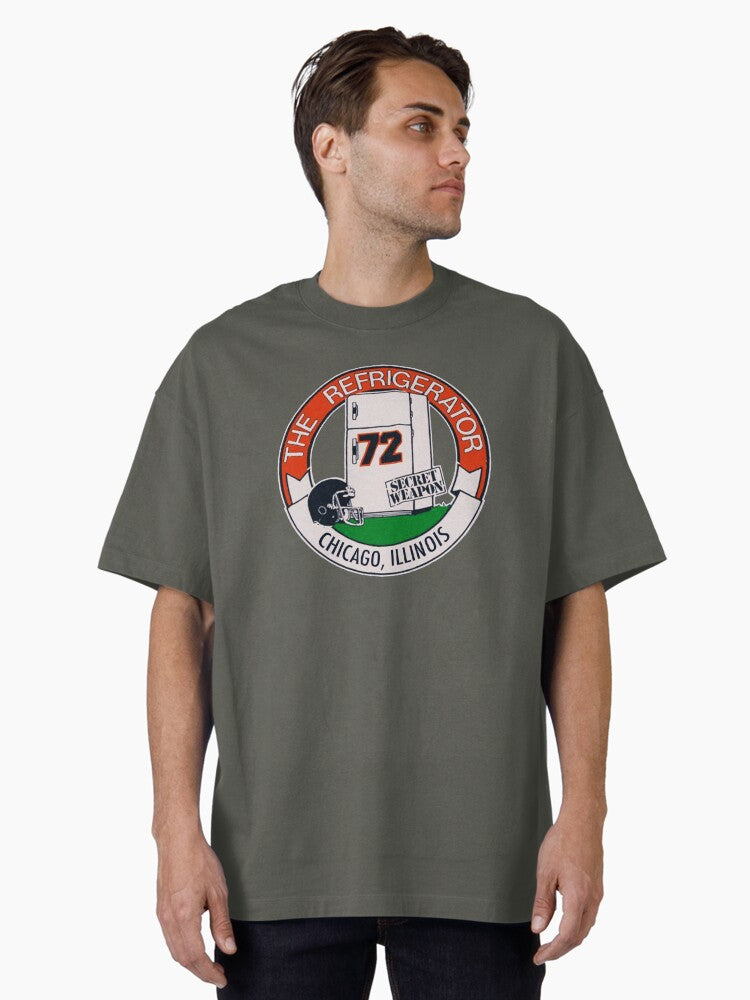 The Refrigerator Is A Secret Weapon Funny City Football Soldier Field Shia Labeouf Buffalo Wings Sticker And Shi T Shirt