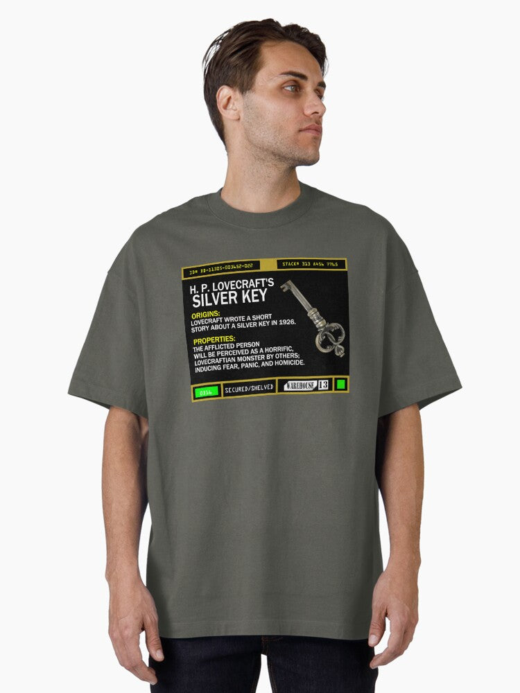 H P Lovecrafts Silver Key Oversized T Shirt