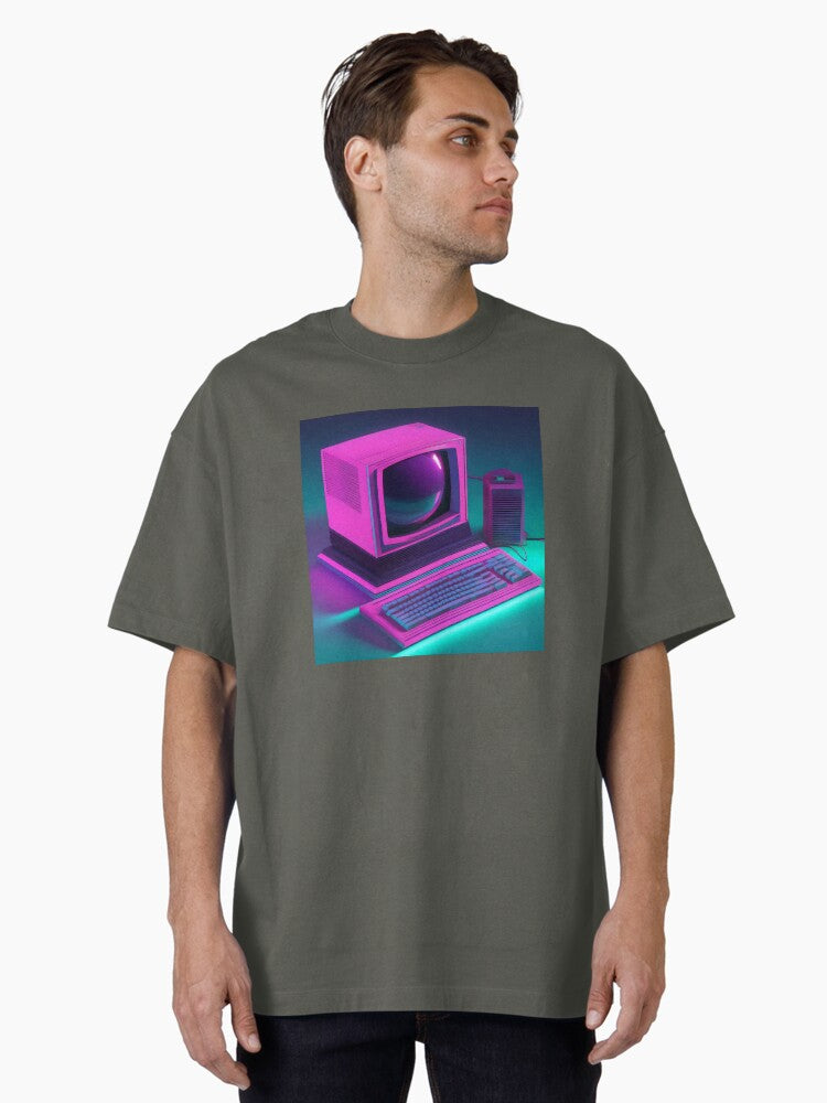 A Resurrection of Retro Computing Oversized T-Shirt | Premium Unisex T-Shirt, Trending Graphic Tee