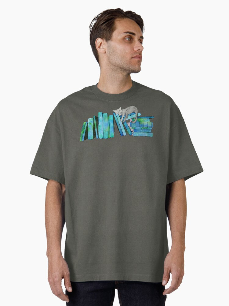 Literary Naps Blue Oversized T Shirt T Shirt Trending 2025 Top Rated Design