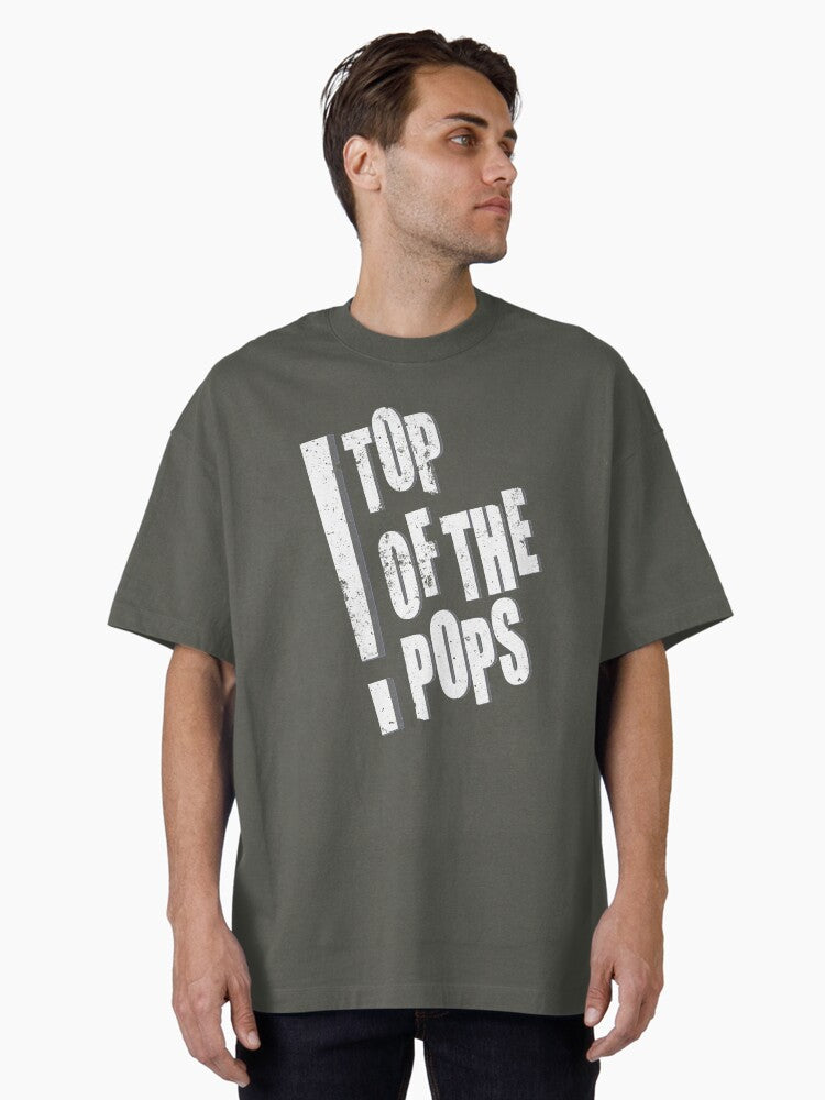 Top of the Pops Oversized T Shirt T Shirt Streetwear Style Pop Art Style