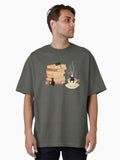 Books Cats and Coffee Oversized T Shirt T Shirt Best Seller Look Daily Comfort