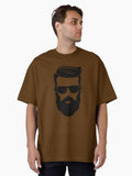 men with beard Oversized Shirt T Shirt Premium Quality