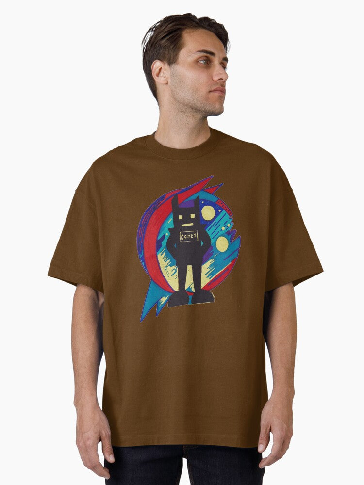 Comet Bot Oversized T-Shirt | Premium Unisex T-Shirt, Trending Graphic Tee