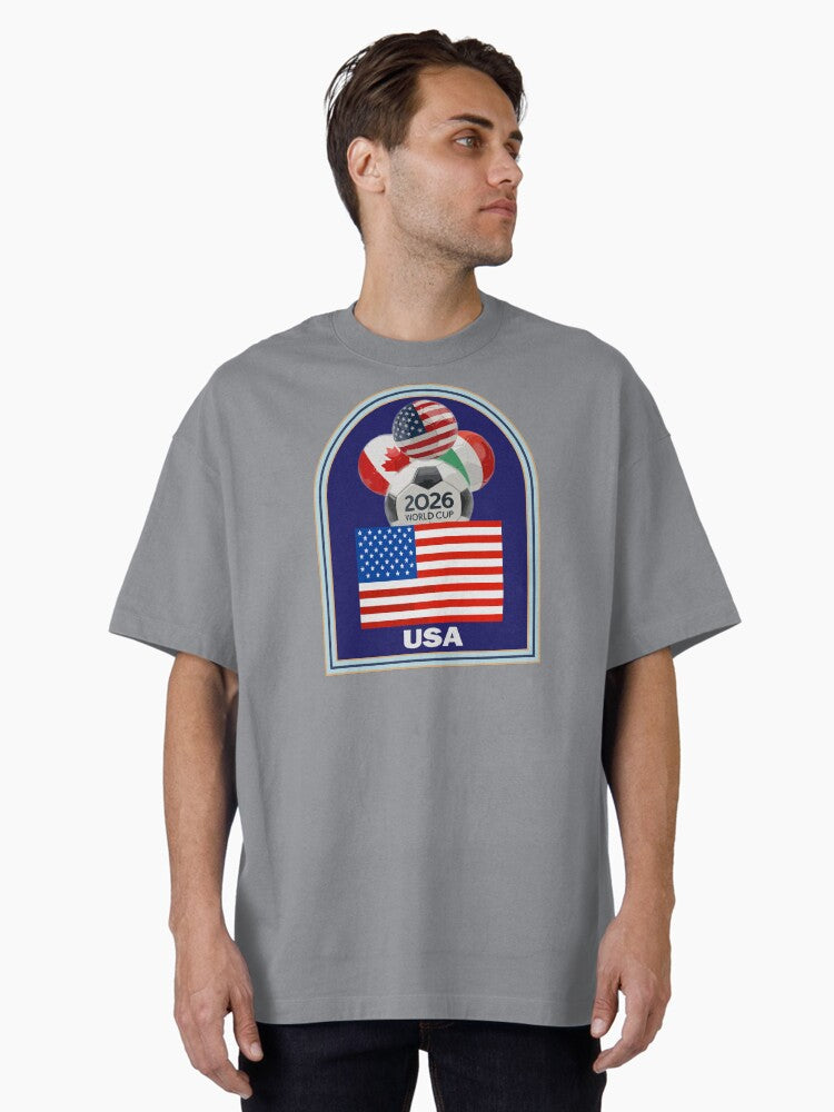 USA 2026 Soccer T-shirt Oversized T-Shirt