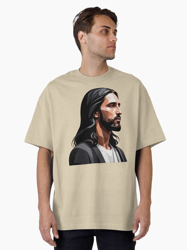Jesus in WPAP Style 17 Oversized Shirt T Shirt Gift Ready
