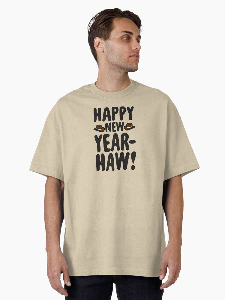 Happy New Year Oversized T Shirt T Shirt Minimal Style