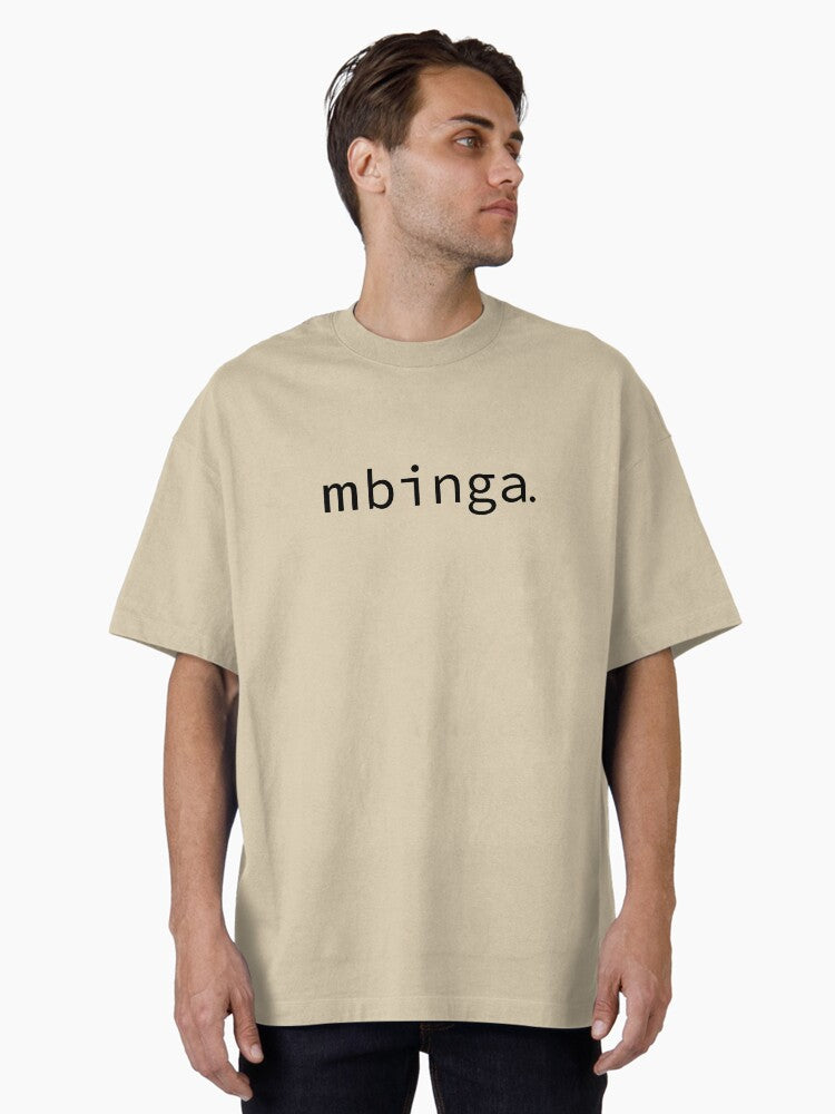 Mbinga Black Oversized T Shirt T Shirt Premium Print