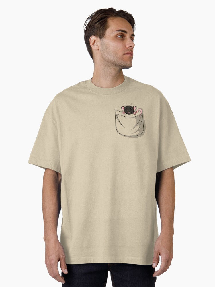 Rat In A Pocket Oversized Shirt T Shirt Premium Quality