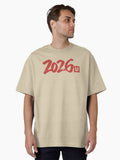 Year Of The Horse 2026 3 Oversized T Shirt T Shirt Viral TikTok Modern Aesthetic