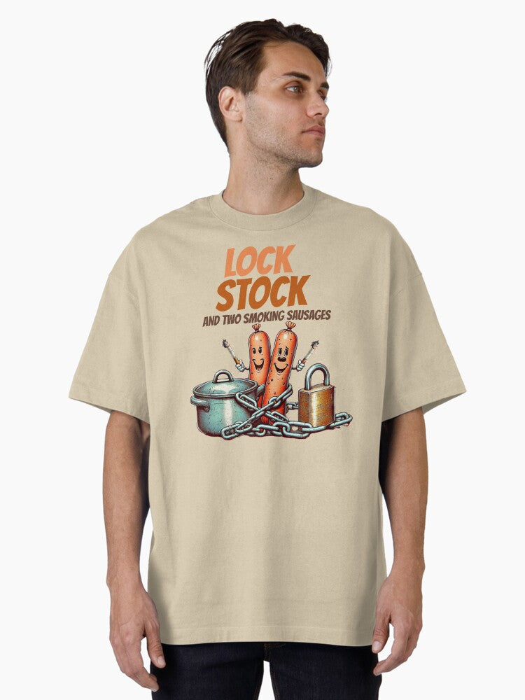 Lock Stock and Two Smoking Sausages Oversized Shirt T Shirt Gift Ready