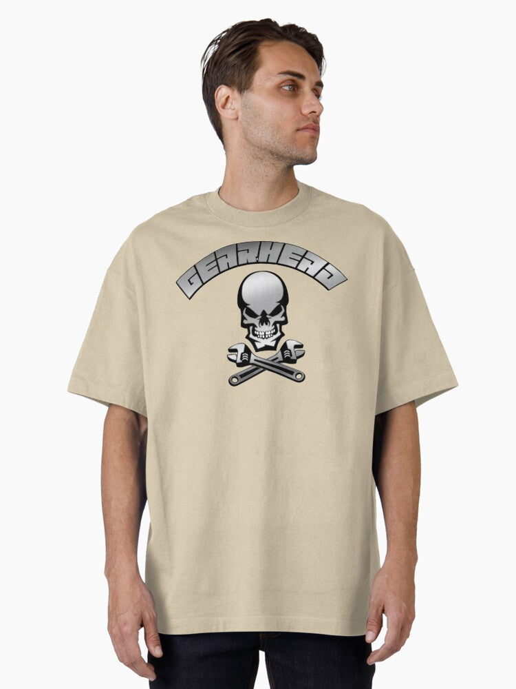 GEARHEAD1 Oversized T Shirt T Shirt Streetwear Style Gift Ready