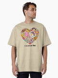 I Love To Eat Oversized T Shirt T Shirt Premium Print