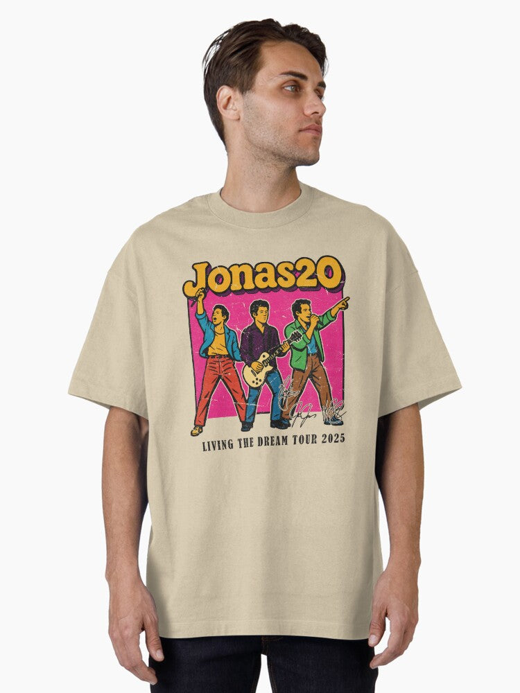 Jonas20 Dream Retro 90sTour Oversized T-Shirt T-Shirt | Streetwear Vibe | Great Gift Idea
