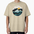 Glacial Hills Oversized T-Shirt for Sale by spacefrogdesign
