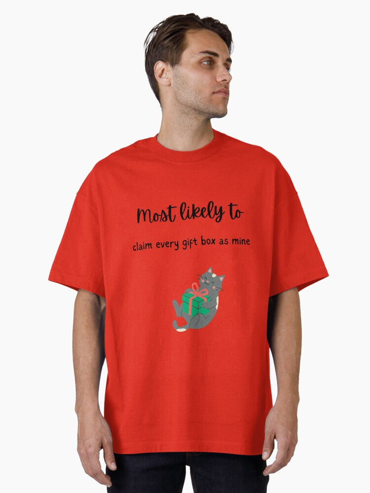 Most Likely To Cat Shirts Viral Cat Lover Gift Meme Tee Oversized Shirt T Shirt Minimal Style