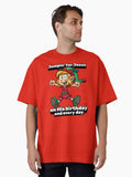 Jumpin for Jesus on His birthday and every day Oversized Shirt T Shirt Clean Design