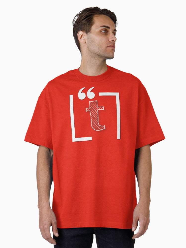 Letter T Monogram Initial Letter T Oversized T Shirt T Shirt Limited Vibe