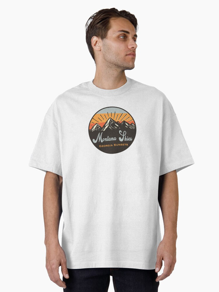 Montana Sky Oversized T-Shirt T-Shirt | Trending Design | Top Pick For Fans