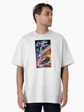 Cosmic Diner Oversized T-Shirt | Premium Unisex T-Shirt, Trending Graphic Tee