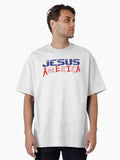 Jesus America Oversized Shirt T Shirt Gift Ready
