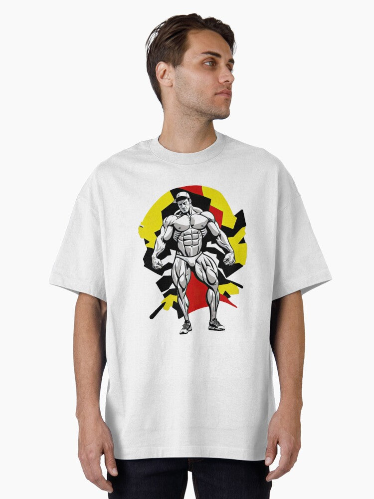 Muscular Guy Oversized T Shirt T Shirt Minimal Style