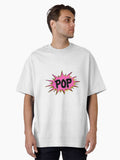 Street POP Art Painting Graffiti Urban Abstract Hip hop Drip Collage Messy chic Rainbow Cartoon Over T Shirt