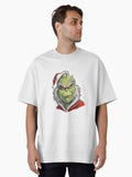 The Grinch Grinch Xmas Christmas Grinch Face Oversized T Shirt T Shirt Holiday Trending Christmas Season Pick