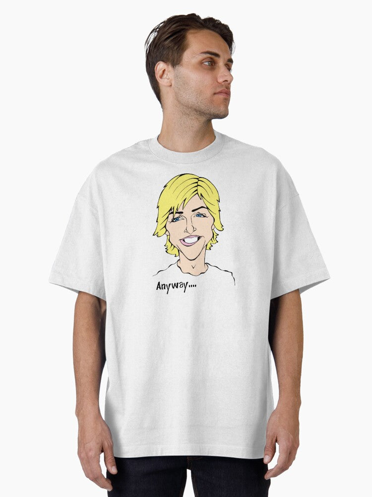 Talk show host Oversized T Shirt T Shirt High Search Demand Daily Wear