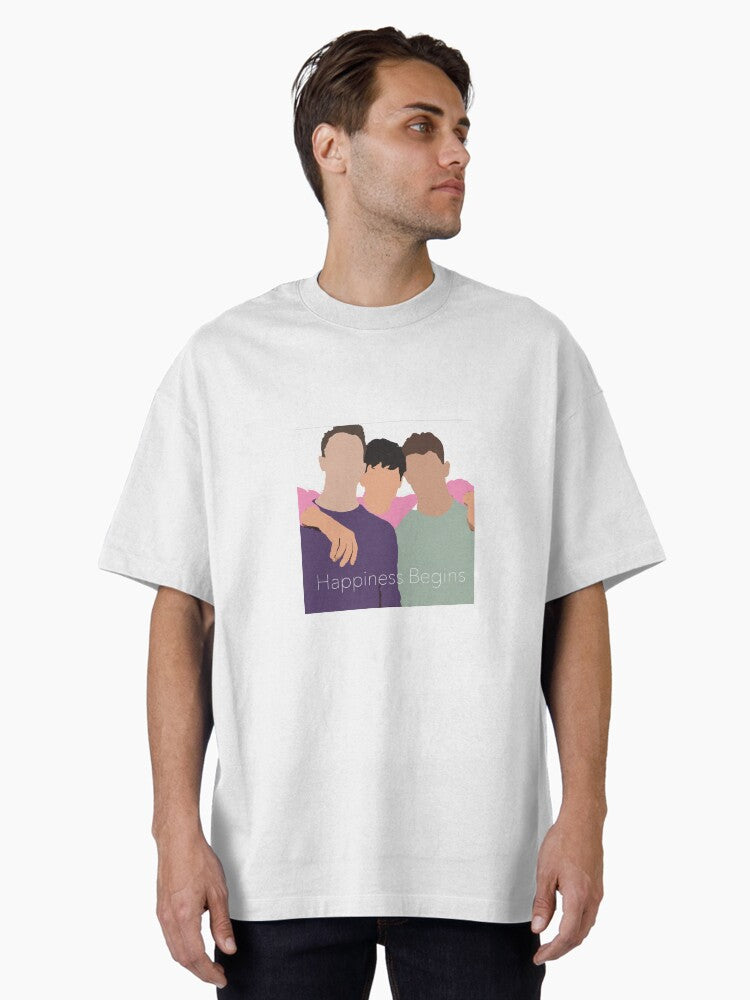 Jonas Brothers Happiness Begins Oversized T-Shirt T-Shirt | High-Quality Print | Top Pick For Fans