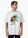 Merry Grinchmas Oversized T Shirt T Shirt Holiday Trending Christmas Season Pick