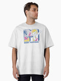 MTV Tropical Beach Neon Fill Logo Oversized T Shirt T Shirt Trending US Best Seller Look