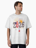 USA New Year 2026 Joyful Events Celebrations Oversized T Shirt T Shirt Viral TikTok Best Seller Look