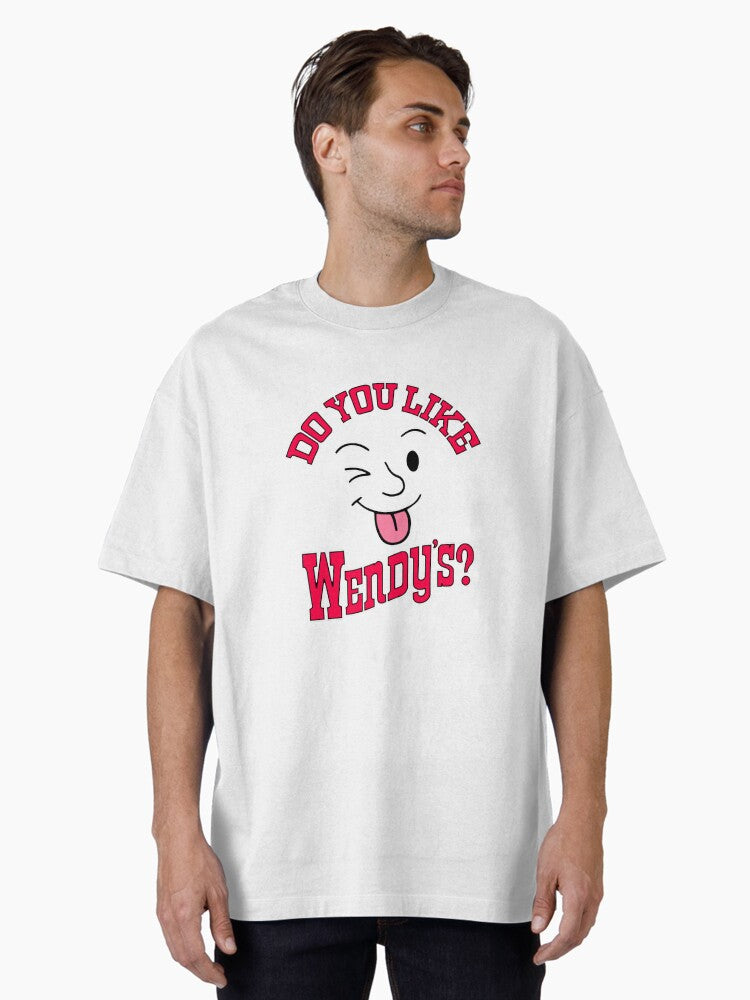 Do You Like Wendy s Deez Nuts Meme Design Oversized T-Shirt | Premium Unisex T-Shirt, Trending Graphic Tee