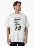 We will continue to be Oversized Shirt T Shirt Minimal Style