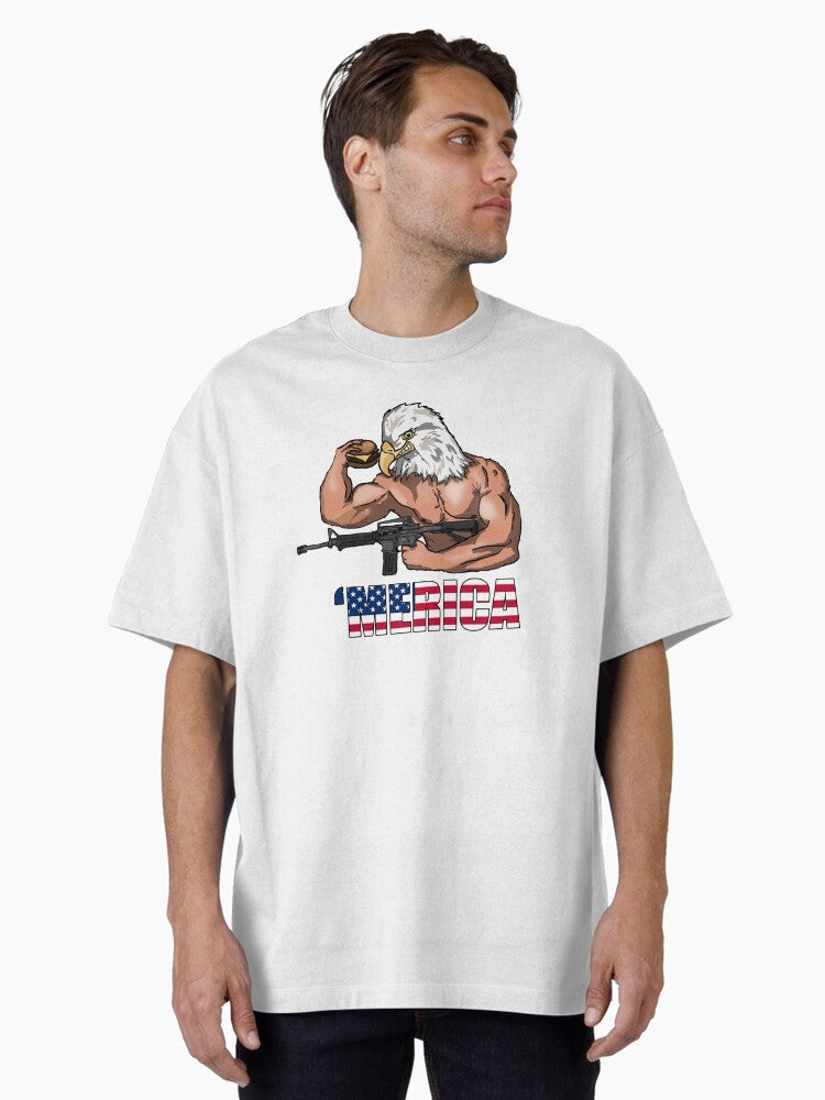 America Oversized Shirt T Shirt Gift Ready