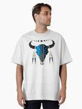 Buffalo Gathering Blue Oversized Shirt T Shirt Minimal Style