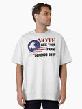 Vote Like Your Farm Depends On It, Patriotic USA Election