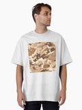 Desert Camo 2 seamless pattern Oversized T Shirt T Shirt Best Seller Look Streetwear Essential
