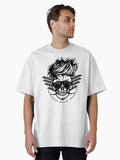 skull hipster skulls brand crane mustache mustached round sunglasses hairstyle Oversized Shirt T Shirt Minimal Style
