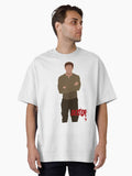 Hand drawn Dexter in his killing shirt Faceless portrait cartoon Oversized T Shirt T Shirt US Market